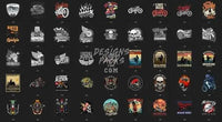 Load image into Gallery viewer, 245 Moto Bike Designs Bundle PNG designspacks
