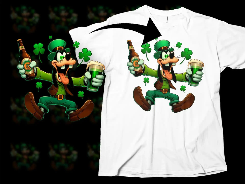 Goofy Leprechaun St Patrick Day Shamrock Green Beer product type