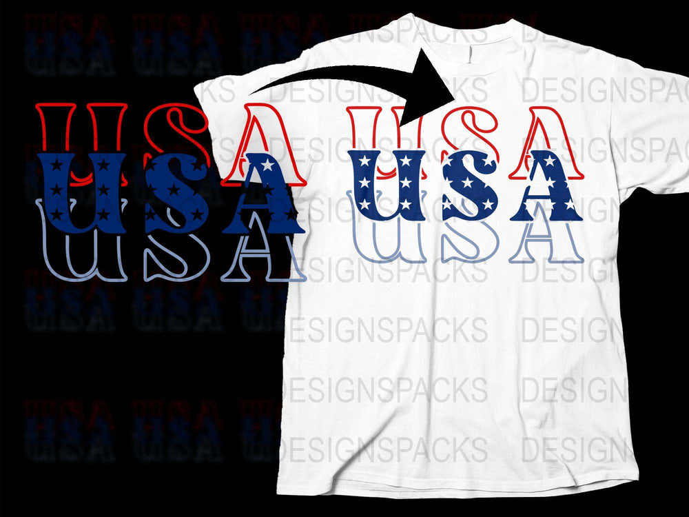 Patriotic USA T-Shirt, American Flag Colors, Unisex Casual Graphic Tee, July Fourth Apparel