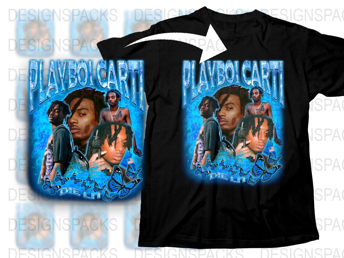 Playboi Carti Graphic T-Shirt, Hip Hop Artist Inspired Merch, Unisex Street Fashion Tee, Vibrant Music Themed Apparel
