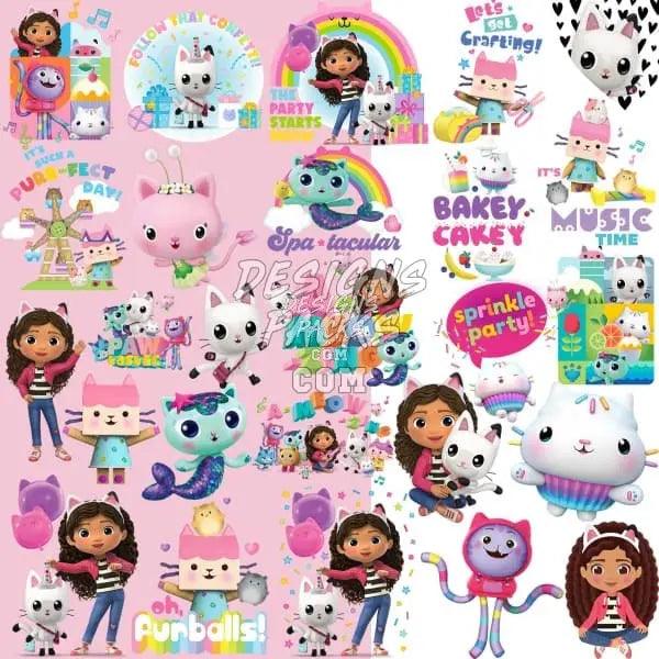 25 Cartoon Designs Bundle PNG designspacks