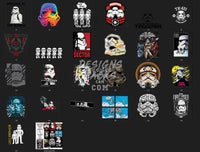 Load image into Gallery viewer, 25 Movies Designs Bundle PNG designspacks
