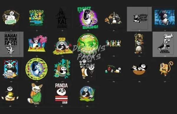 25 Cartoon Designs Bundle PNG