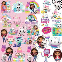 Load image into Gallery viewer, 25 Cartoon Designs Bundle PNG
