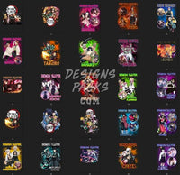 Load image into Gallery viewer, 25 Demon Slayer Bootleg V2 Designs Bundle Png
