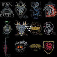 Load image into Gallery viewer, 25 Dragon Serie Designs Bundle Png
