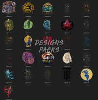 Load image into Gallery viewer, 25 Movie Super Heroes Designs Bundle Png
