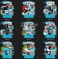 Load image into Gallery viewer, 25 Football Carolina Panthers Designs Bundle PNG
