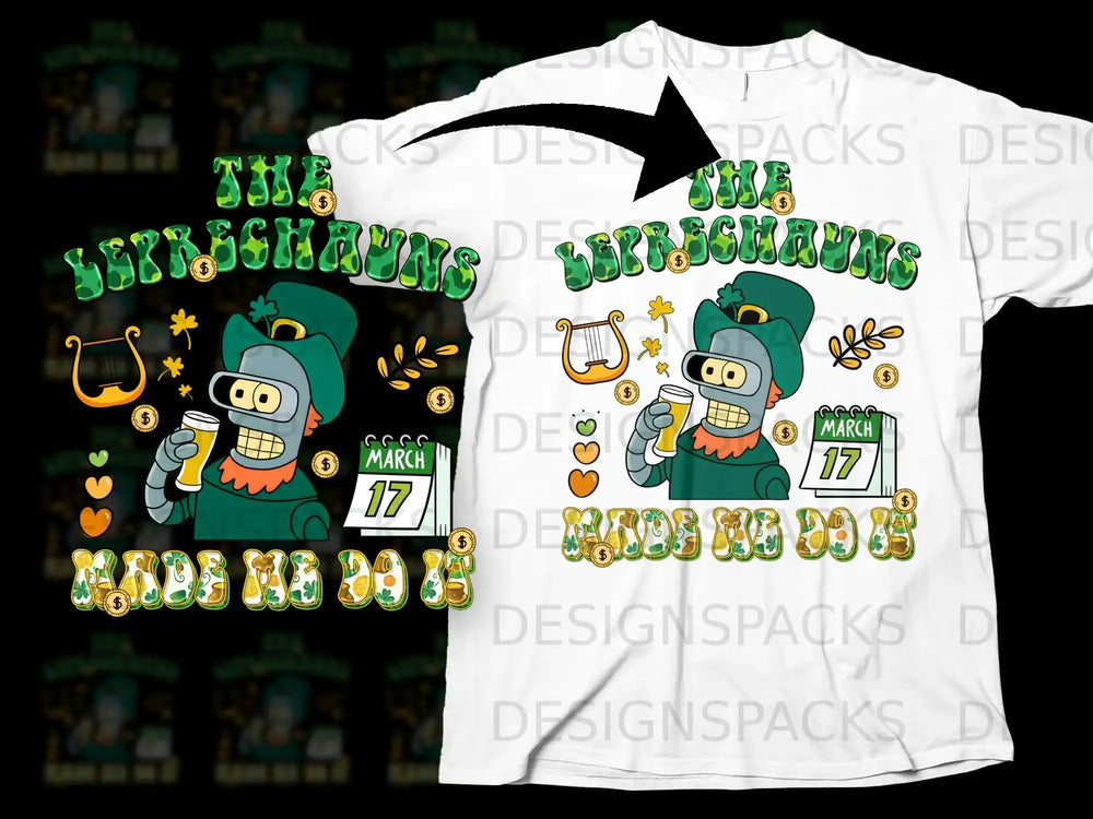 THE LEPRECHAUNS MADE ME DO IT MARCH 17 product type