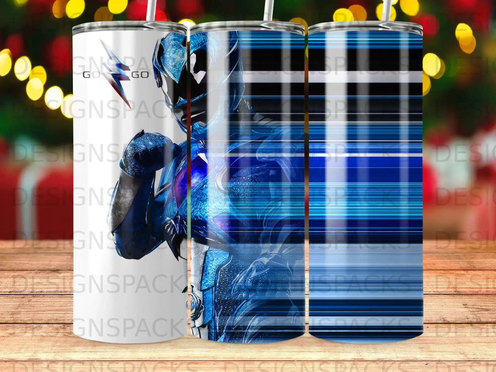 Blue Power Ranger GO GO Striped Design product type