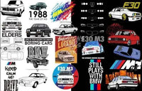 Load image into Gallery viewer, 26 BMW classics Designs Bundle PNG
