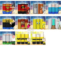 Load image into Gallery viewer, 26 Cartoon Glitter Tumbler Wrap Bundle Jpg
