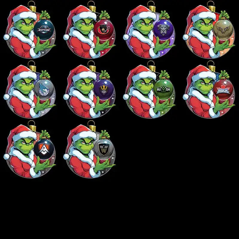26 Lacrosse League Grinch v3 Designs Bundle PNG