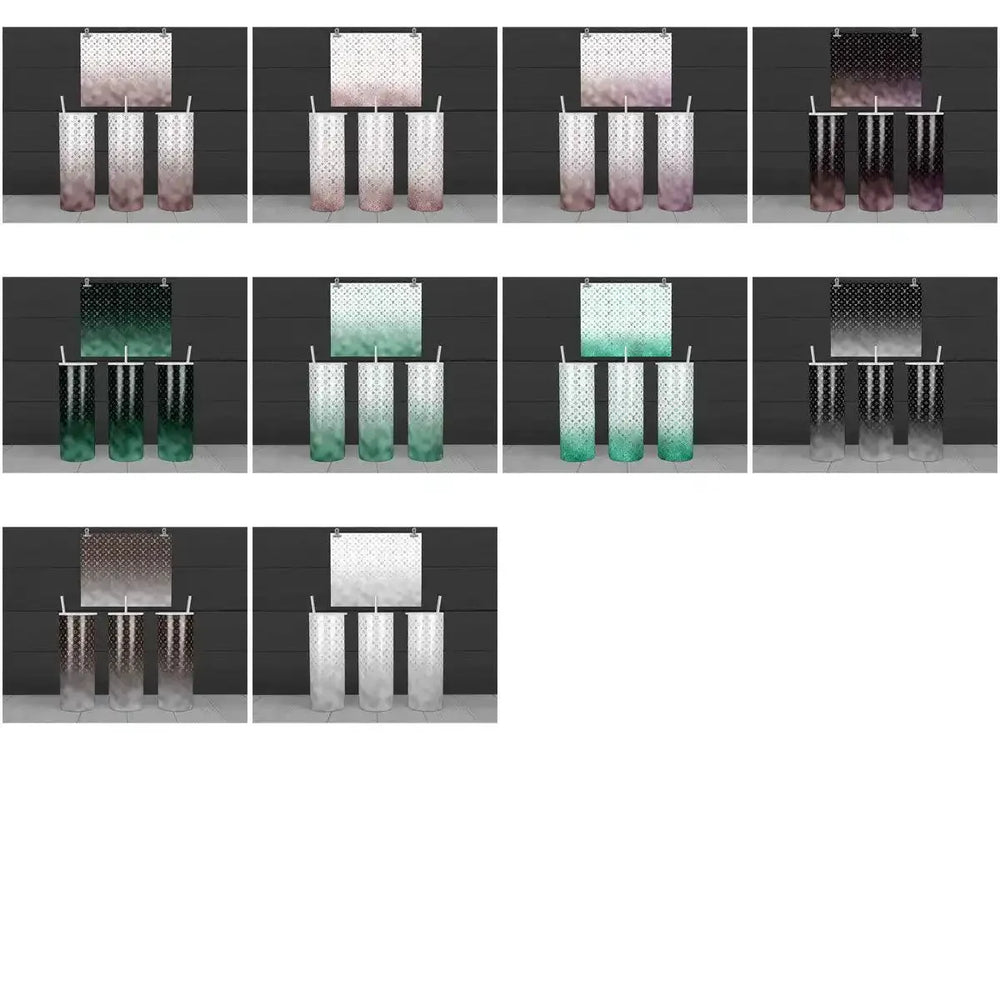 26 Luxury Brand Tumbler Wrap Designs Bundle JPG