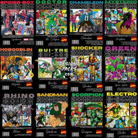 Load image into Gallery viewer, 26 Movie Comics Hero Spider Spanish Text Street Wear Designs Bundle Png
