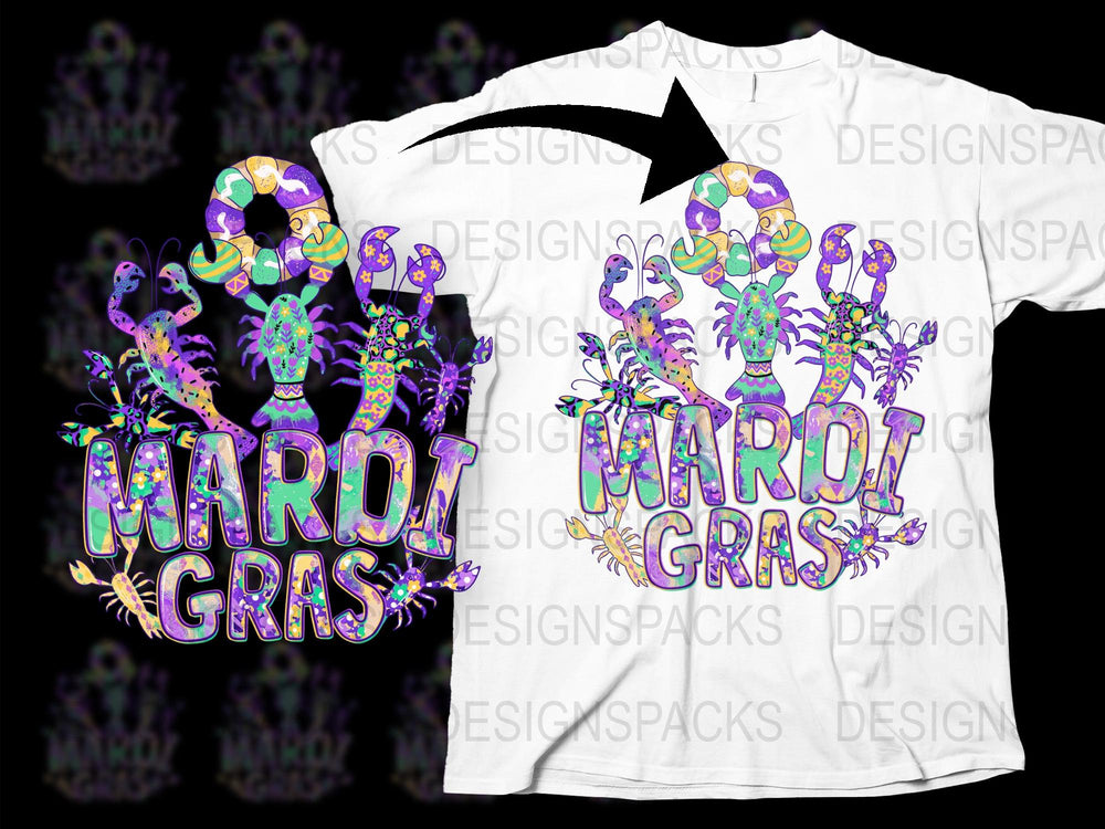 Mardi Gras Shirt, Colorful Beads and Masks Graphic Tee, New Orleans Carnival Celebration, Unisex Festival Clothing