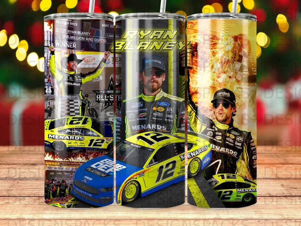 Ryan Blaney 2022 NASCAR All-Star Race winner with Menards branding.