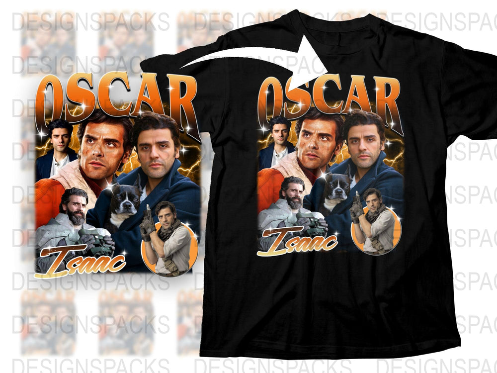 Oscar Themed T-Shirt, Movie Fan Apparel, Graphic Tee with Multiple Character Poses, Unique Gift Idea