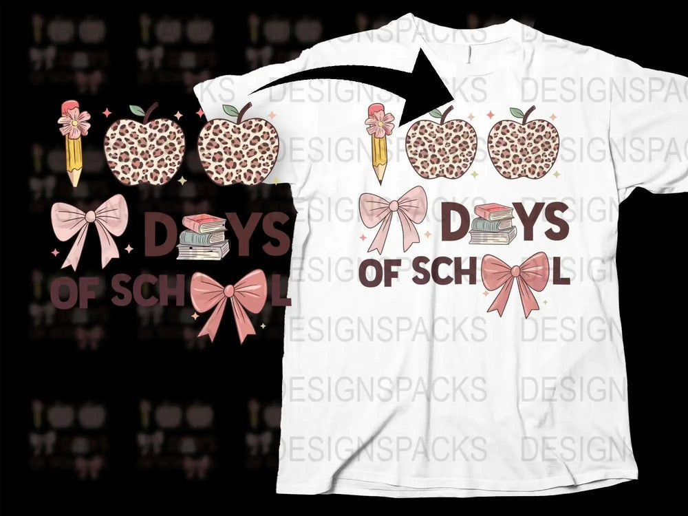 Cute Back to School T-Shirt, Apple and Books Design, Teacher Gift Idea, First Day Outfit