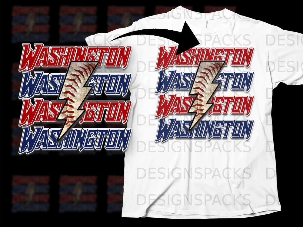 Washington Thunderbolt Graphic Tee