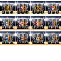 Load image into Gallery viewer, 27 Baseball Half Jack O Lantern Tumbler Wrap Bundle Jpg
