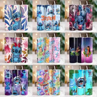 Load image into Gallery viewer, 270 Cartoon Stitch Tumbler Wrap Bundle Png
