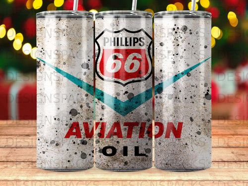 Phillips 66 Aviation Oil Design Tumbler product type