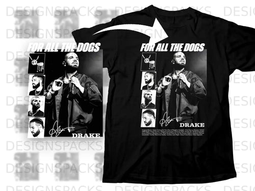 Black t-shirt with 