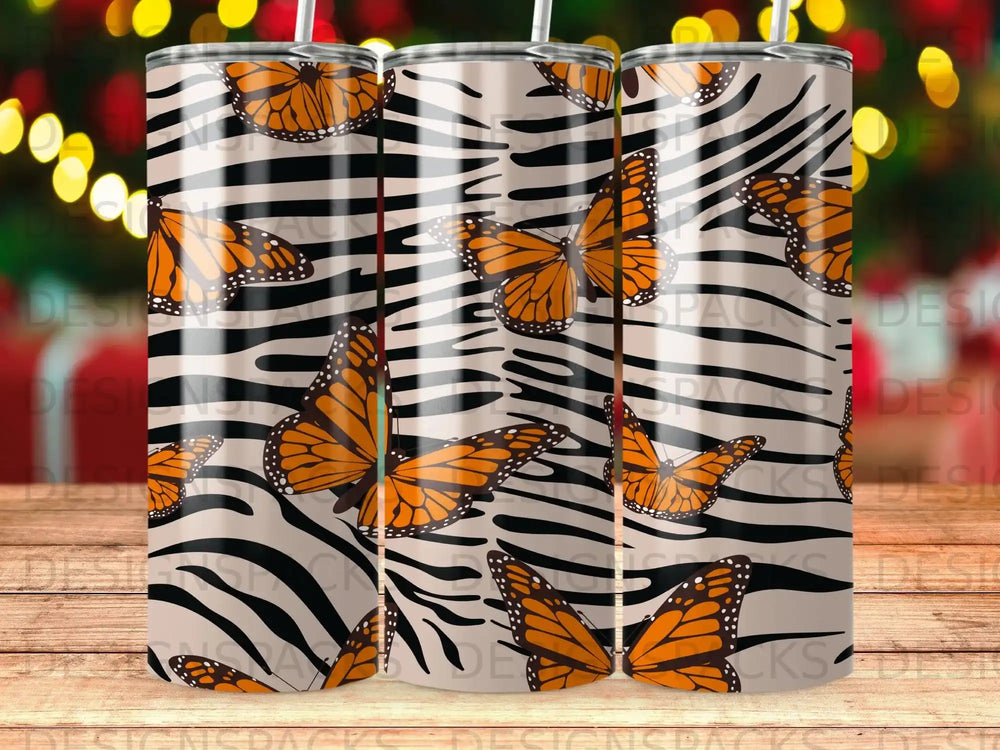 Monarch Butterfly Zebra Stripes Pattern product type