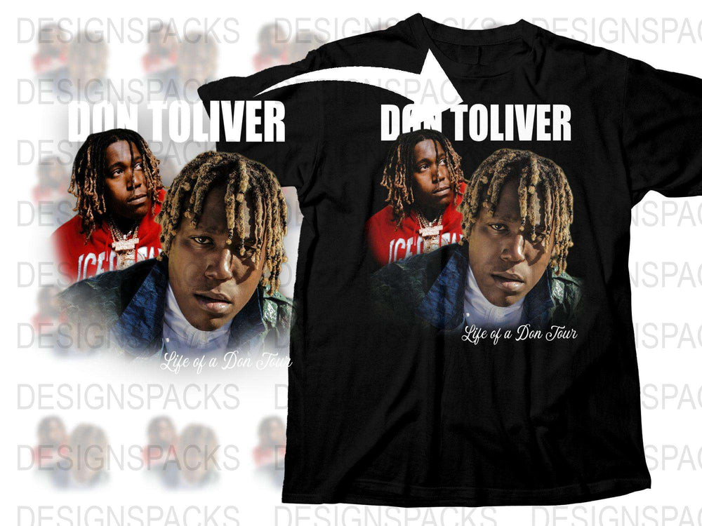 Don Toliver T-Shirt, Hip Hop Music Tee, Life of a Don Tour Merch, Black Graphic Shirt, Fan Apparel