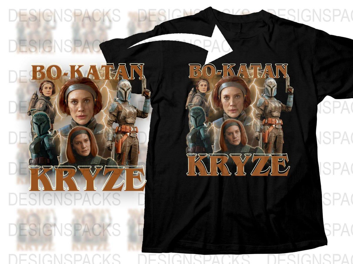 Bo-Katan Kryze T-Shirt, Star Wars Inspired Graphic Tee, Mandalorian Fan Apparel, Unisex Adult Clothing