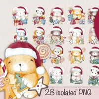 Load image into Gallery viewer, 28 Christmas v7 Designs Bundle PNG designspacks
