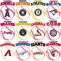 Load image into Gallery viewer, 28 Baseball Teams Ball Line Logo Designs Bundle PNG
