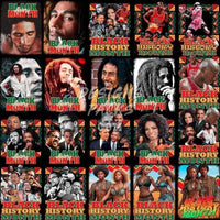 Load image into Gallery viewer, 28 Black History Month Designs Bundle PNG
