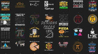 Load image into Gallery viewer, 28 Math V2 Designs Bundle PNG
