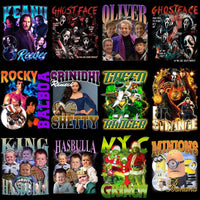Load image into Gallery viewer, 28 Popular Movies Series Artists Bootleg Designs Bundle PNG
