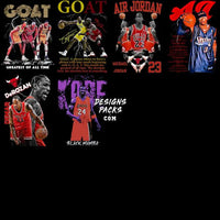 Load image into Gallery viewer, 28 Teams Basketball Players Designs Bundle Png

