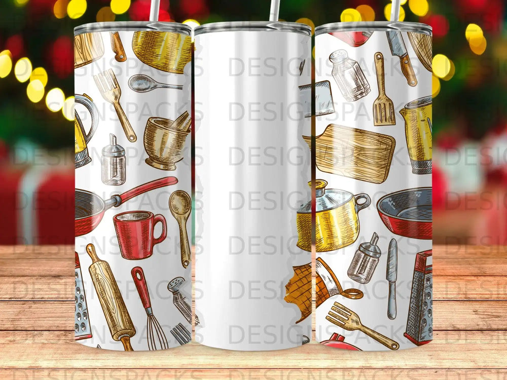 Kitchen Utensils Cooking Tools Sketch Design Artwork product type