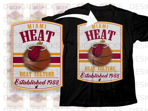 Miami Heat Heat Culture Established 1988 Shirt