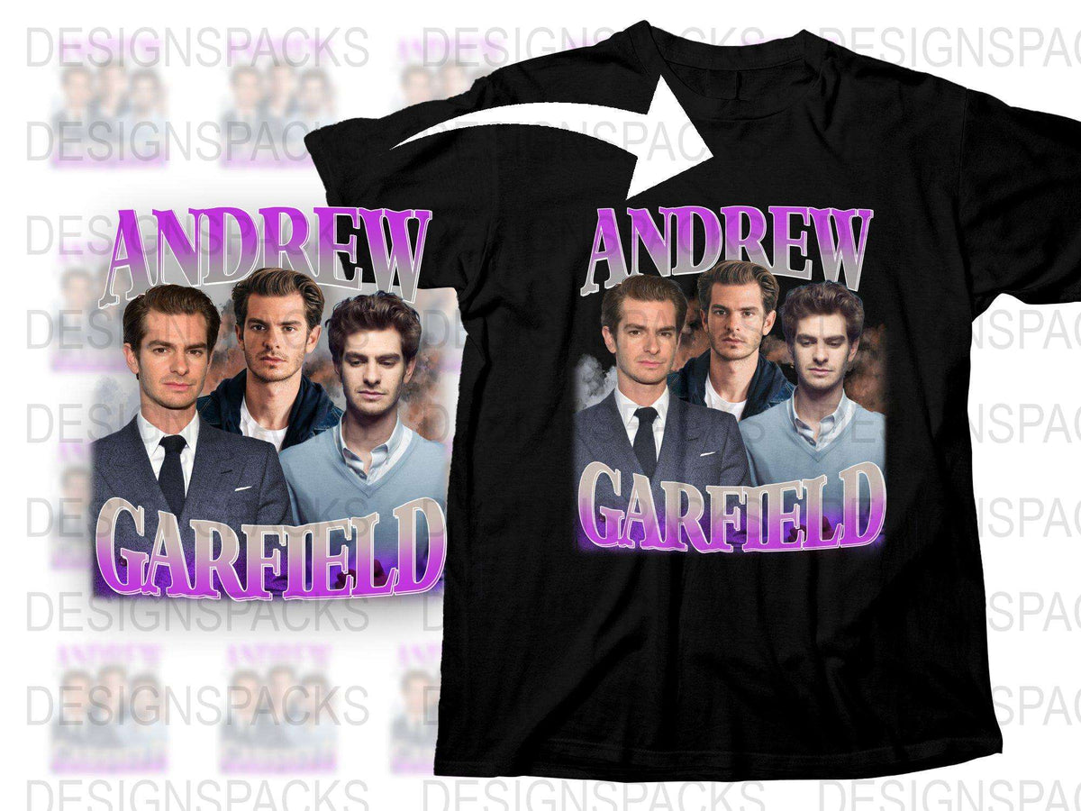 Andrew Garfield Fan T-Shirt, Custom Celebrity Graphic Tee, Unique Actor Tribute Shirt