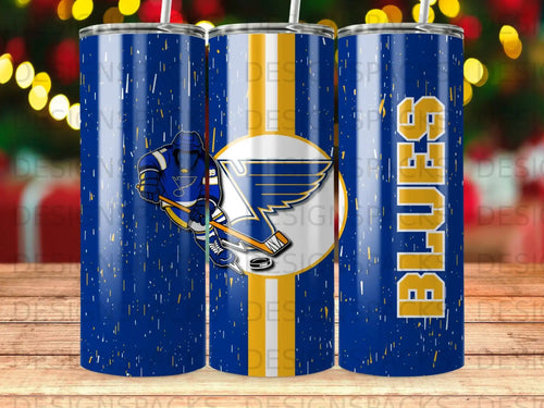 St Louis BLUES Hockey Player Design Gold Blue Pattern product type