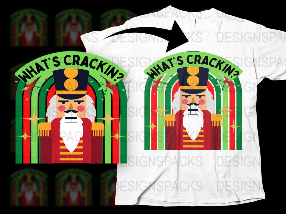 Nutcracker Christmas T-Shirt, Festive Holiday Tee, Colorful Xmas Graphic Design, Unisex Adult Clothing