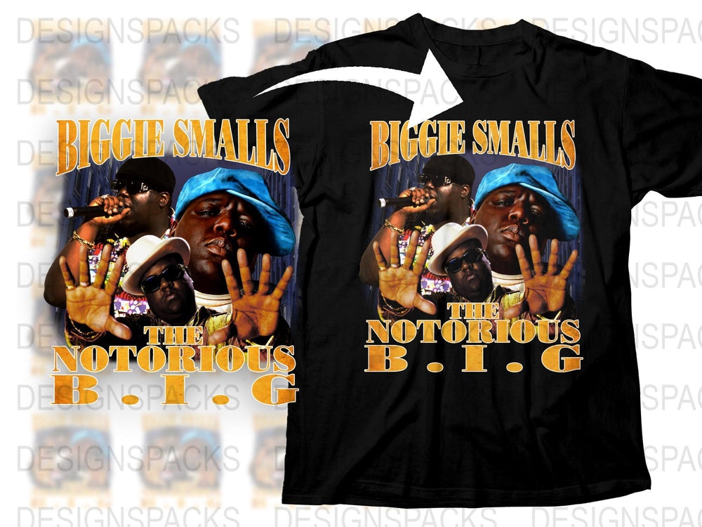Notorious BIG T-Shirt, Vintage Hip Hop Tee, 90s Rap Legend Graphic Shirt, Fan Merchandise, Unisex Clothing