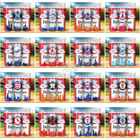 Load image into Gallery viewer, 29 Baseball Budweiser Tumbler Wrap Bundle Jpg
