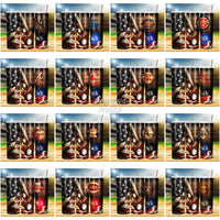 Load image into Gallery viewer, 29 Baseball Flag Helmet Tumbler Wrap Bundle Jpg
