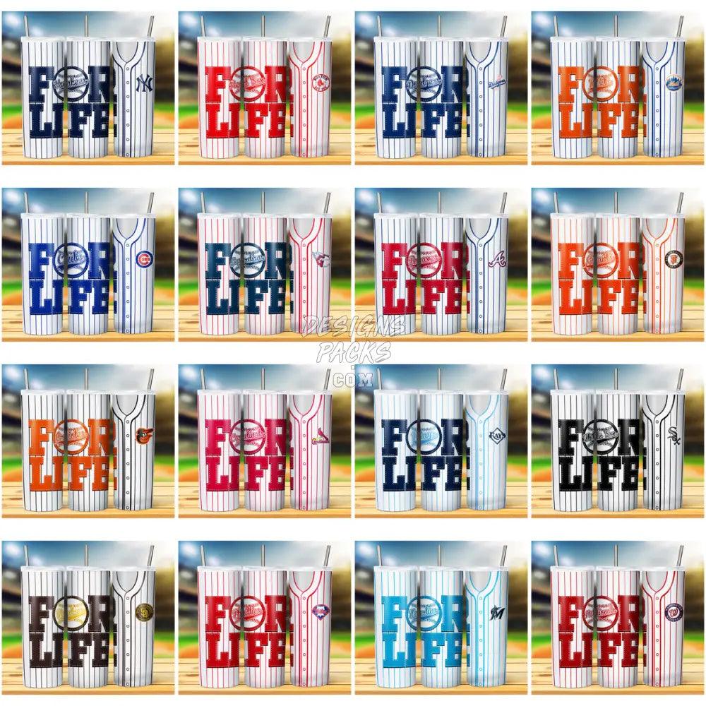 29 Baseball Jersey For Life Tumbler Wrap Bundle Jpg