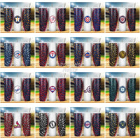 Load image into Gallery viewer, 29 Baseball Leopard Baseball Stitch Tumbler Wrap Bundle Jpg
