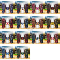 Load image into Gallery viewer, 29 Baseball Leopard Baseball Stitch Tumbler Wrap Bundle Jpg

