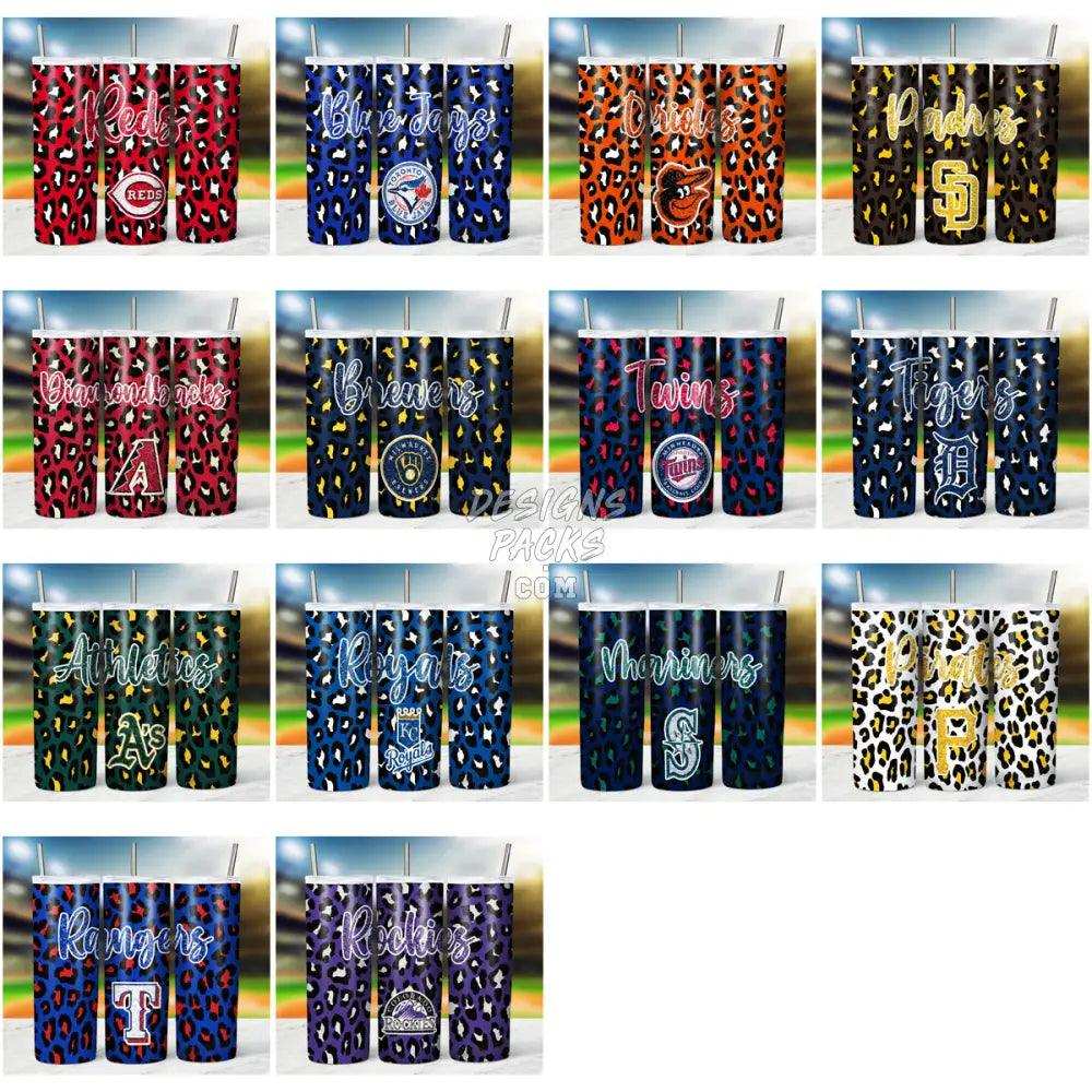 29 Baseball Leopard Tumbler Wrap Bundle Jpg