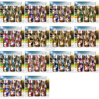 Load image into Gallery viewer, 29 Baseball Pattern Tumbler Wrap Bundle Jpg
